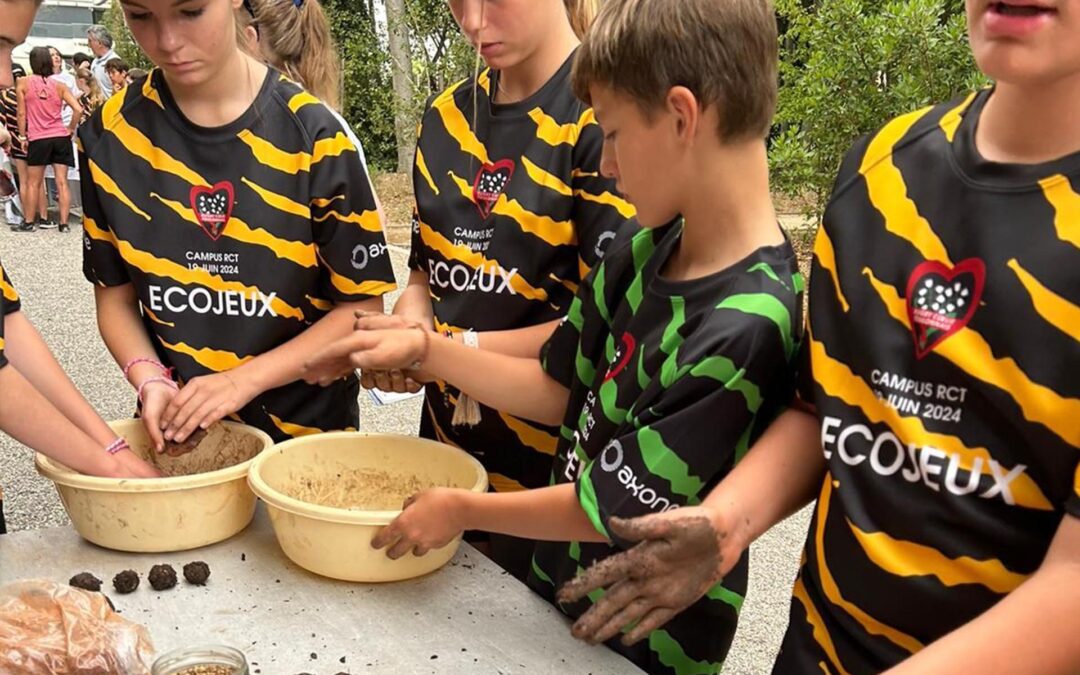 J-35 avant le lancement de la 4ème édition des écojeux du RCT