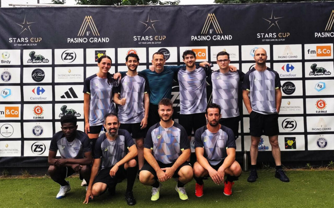 AXONE au tournoi de football organisé par TechnicAtome au Z5 d&rsquo;Aix-en-Provence